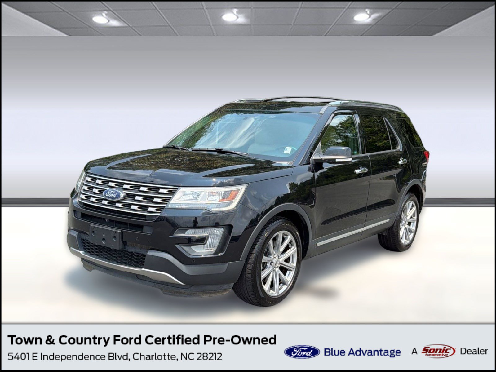 Certified 2017 Ford Explorer Limited w/ Class II Trailer Tow Package