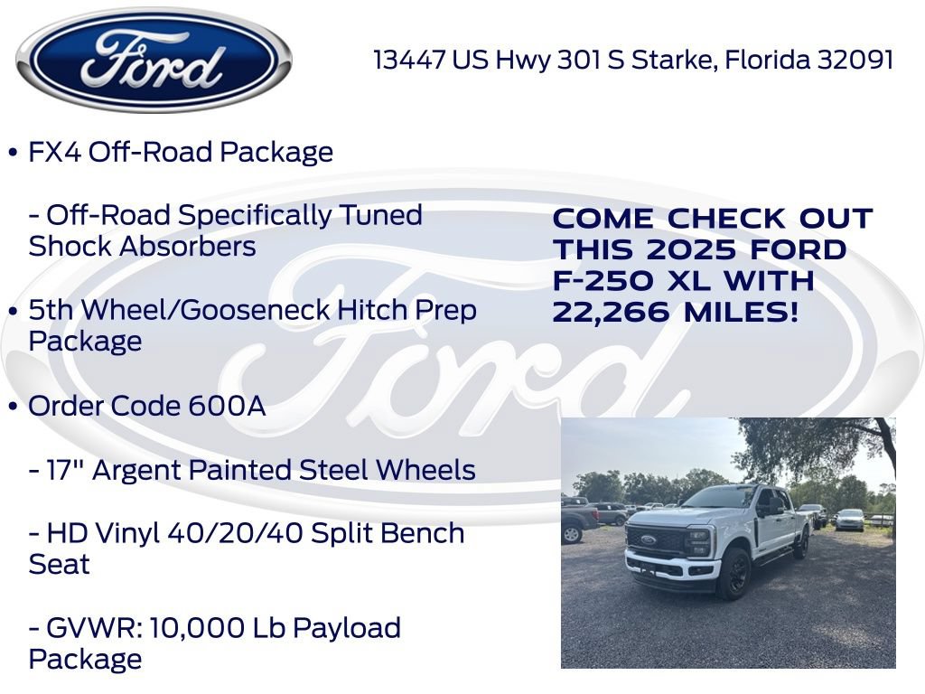 Certified 2025 Ford F250 XL w/ STX Appearance Package AWD/4WD image 22