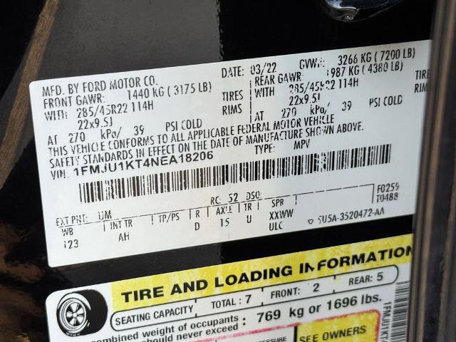 Certified 2022 Ford Expedition Limited image 12