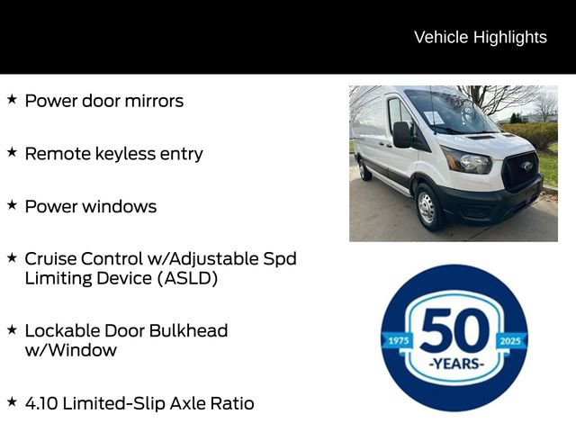 Certified 2023 Ford Transit 250 148 High Roof AWD w/ Load Area Protection Package image 16