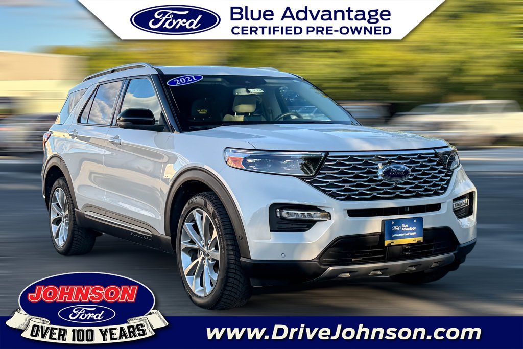 Certified 2021 Ford Explorer Platinum w/ Equipment Group 601A AWD/4WD image 1