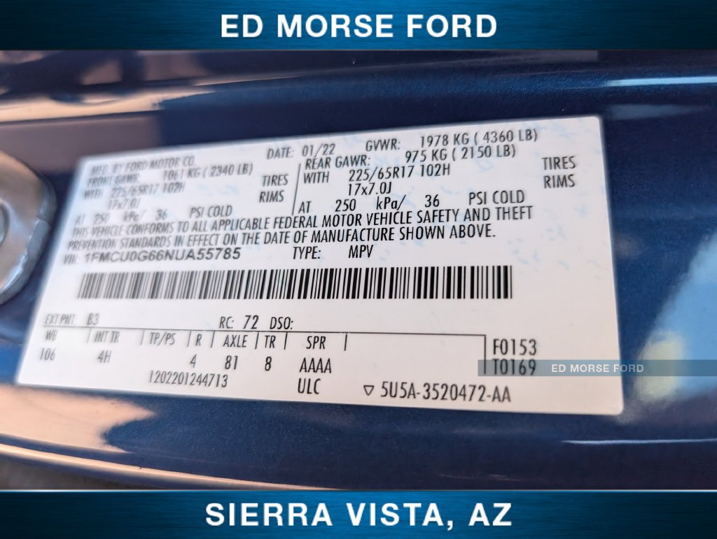Certified 2022 Ford Escape SE FWD image 23