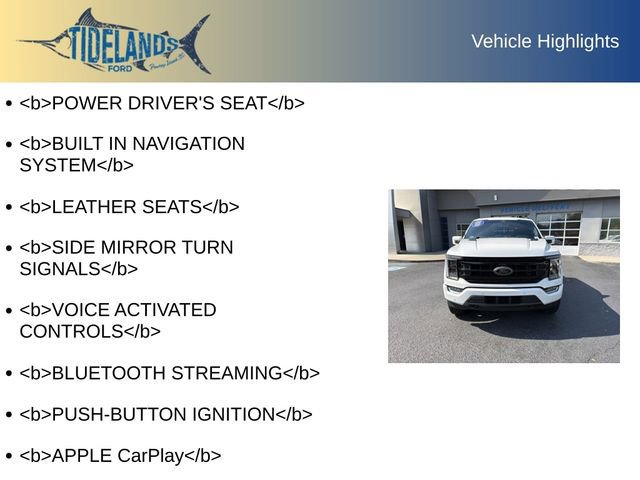 Certified 2023 Ford F150 Platinum w/ Equipment Group 701A High image 12