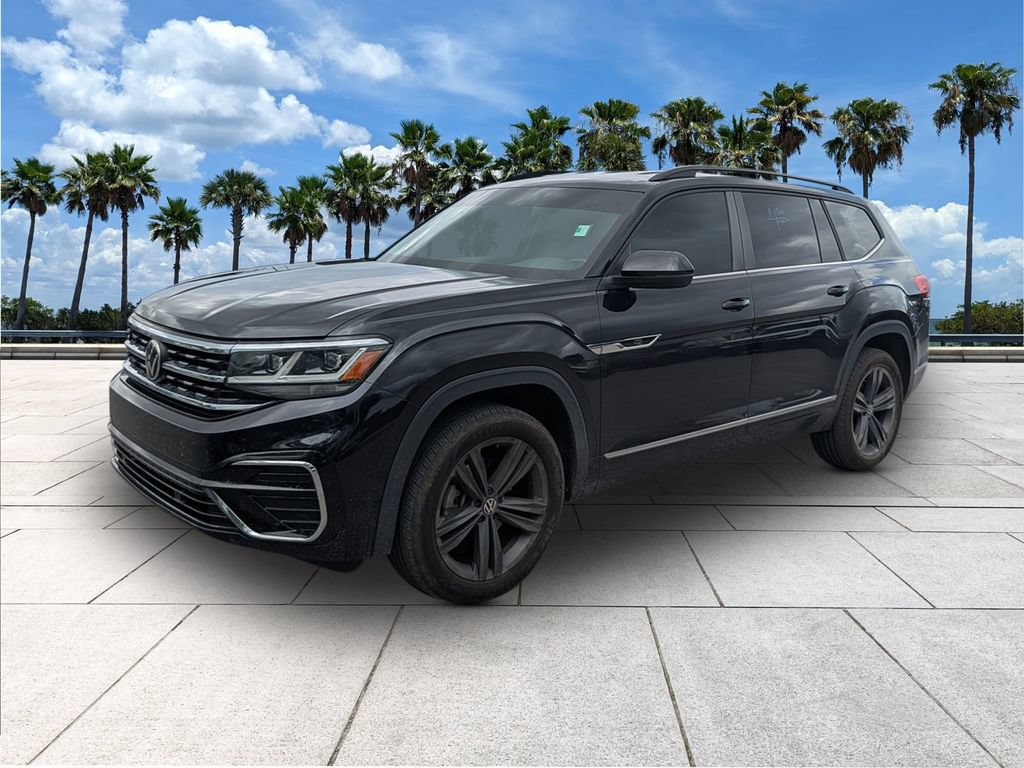 Used 2021 Volkswagen Atlas SE w/ Towing Package FWD image 3