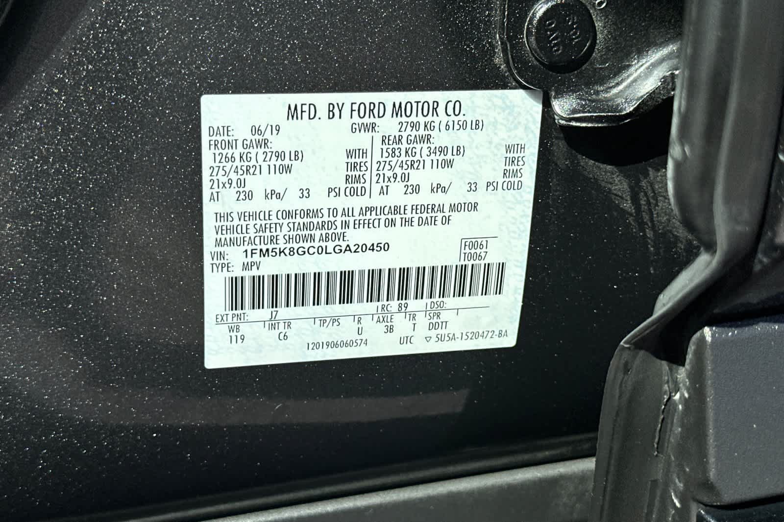 Certified 2020 Ford Explorer ST w/ ST Street Pack AWD/4WD image 30