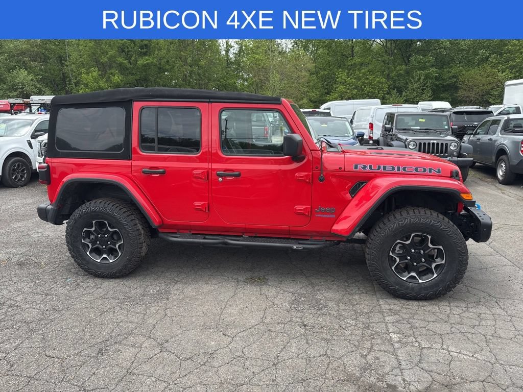 Used 2021 Jeep Wrangler Unlimited Rubicon 4xe w/ Steel Bumper Group AWD/4WD image 4