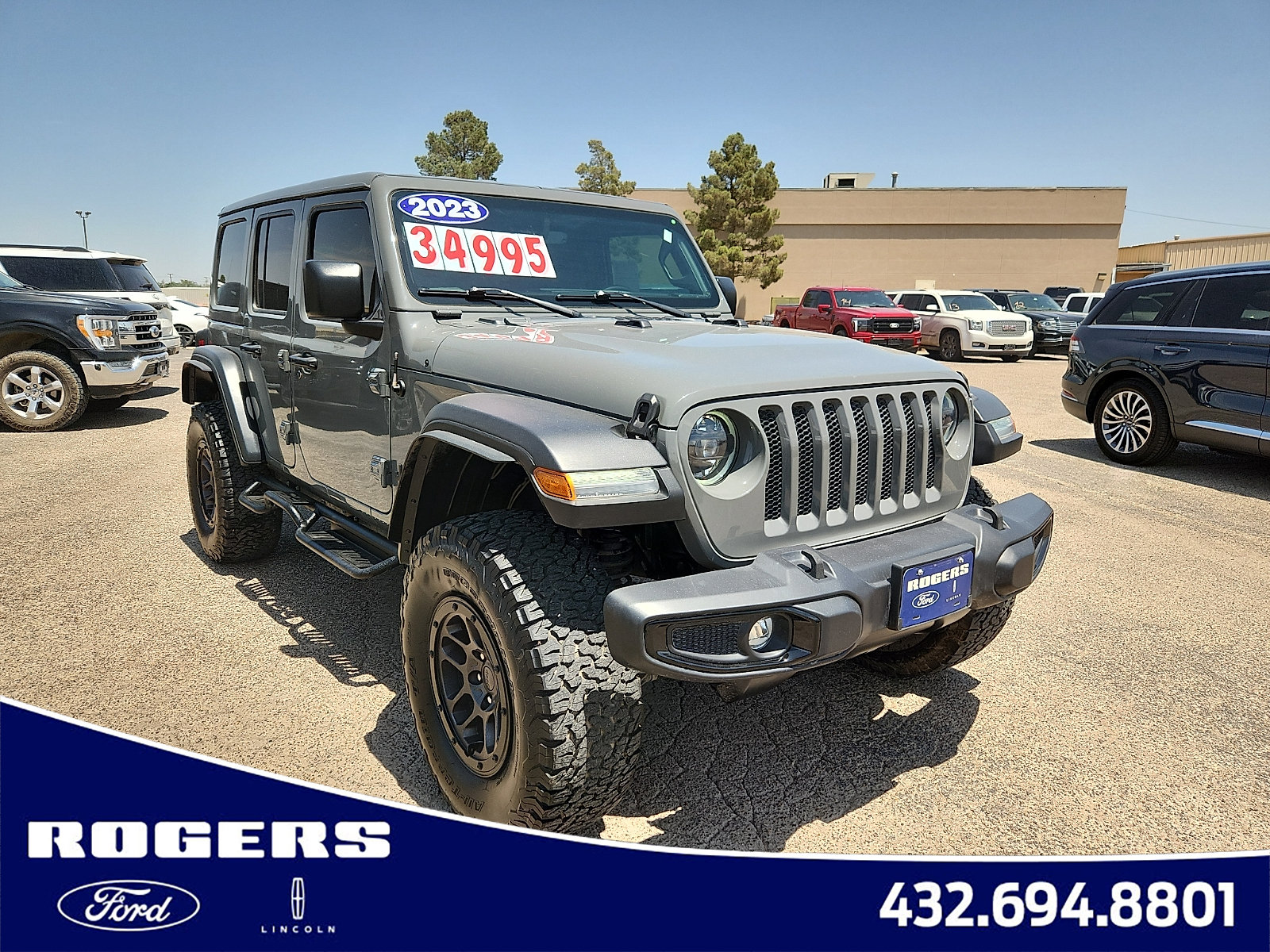Used 2023 Jeep Wrangler Unlimited Sport AWD/4WD image 1