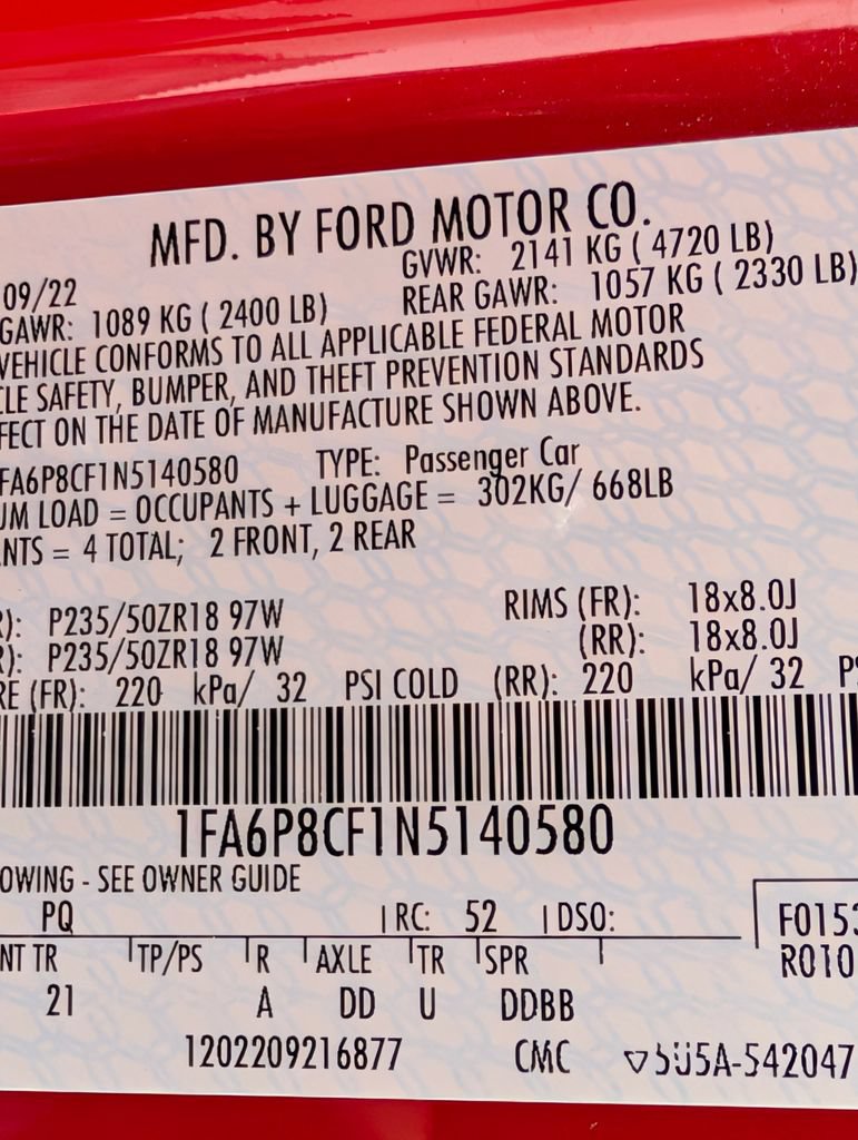 Certified 2022 Ford Mustang GT RWD image 28