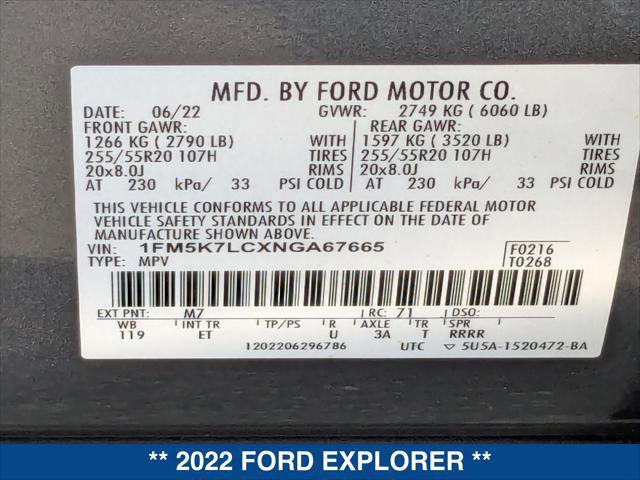 Certified 2022 Ford Explorer King Ranch w/ Class IV Trailer Tow Package image 25