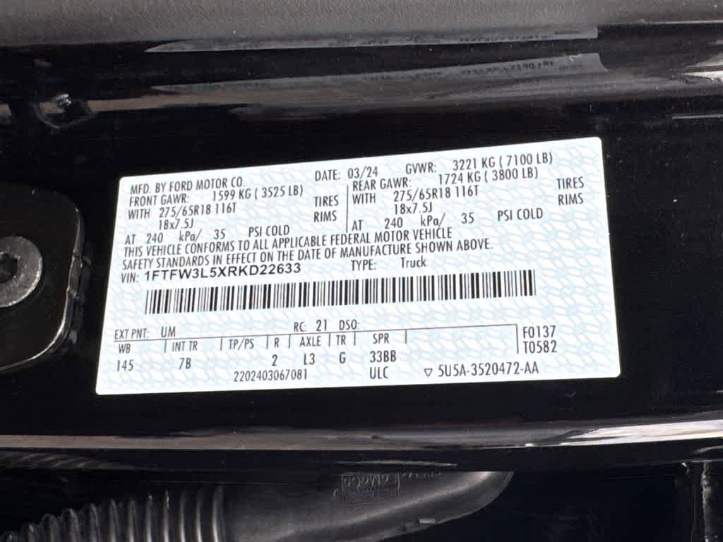 Certified 2024 Ford F150 XLT w/ Equipment Group 302A MID AWD/4WD image 36