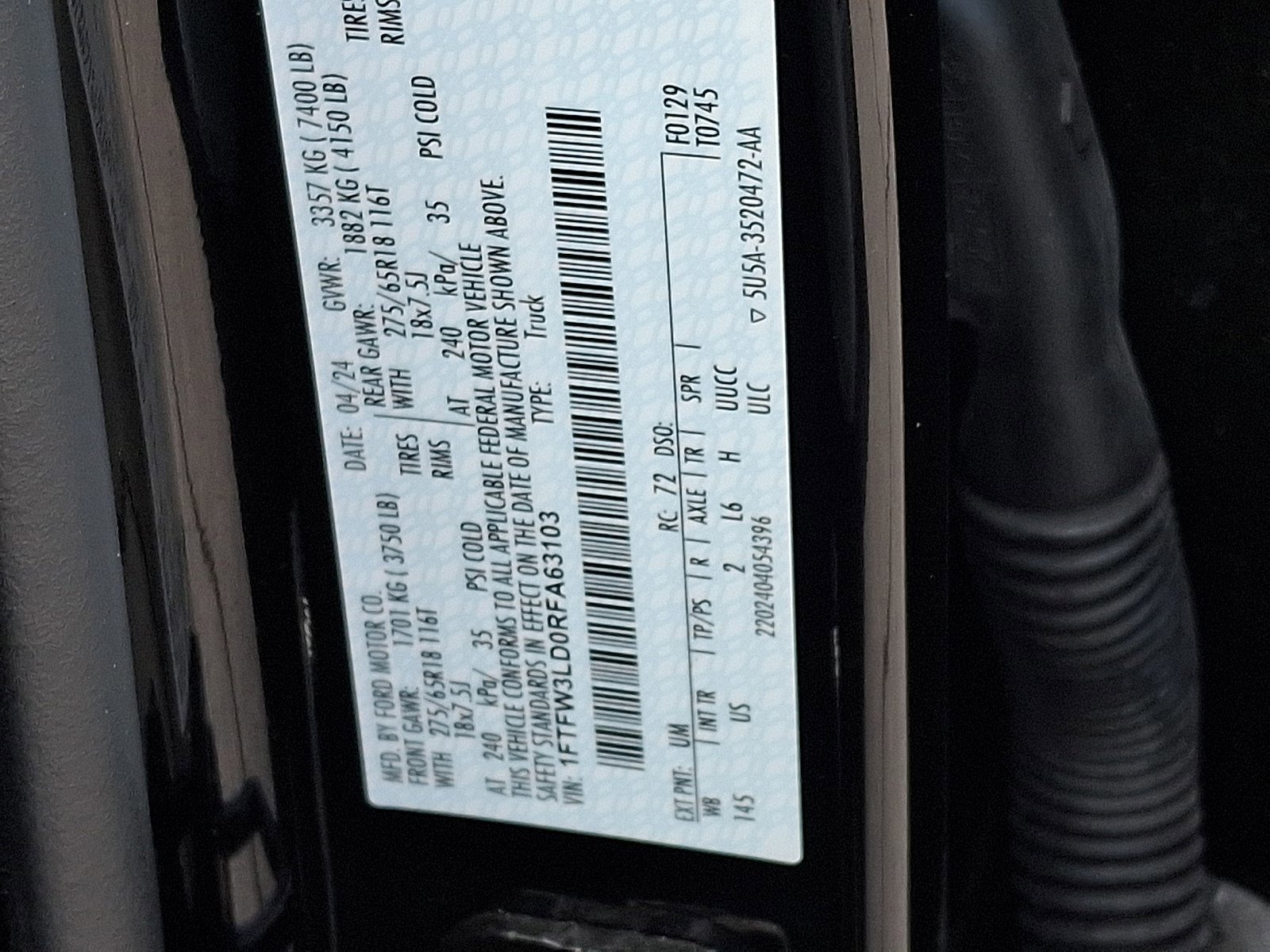 Certified 2024 Ford F150 XLT w/ Mobile Office Package image 26