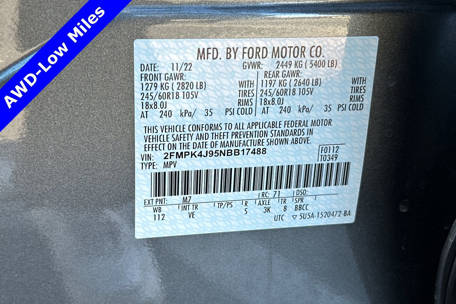 Certified 2022 Ford Edge ST-Line image 28