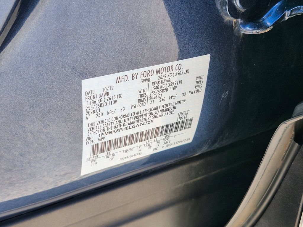 Certified 2020 Ford Explorer Limited AWD/4WD image 34