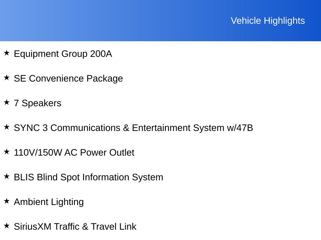 Certified 2019 Ford EcoSport SE w/ SE Convenience Package FWD image 7
