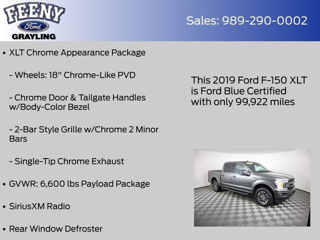 Certified 2019 Ford F150 XLT w/ Equipment Group 302A Luxury AWD/4WD image 28