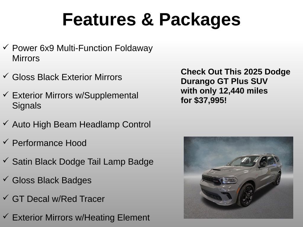Used 2025 Dodge Durango GT AWD/4WD image 13