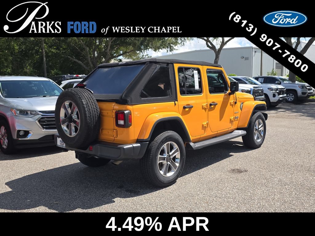 Used 2021 Jeep Wrangler Unlimited Sahara AWD/4WD image 5