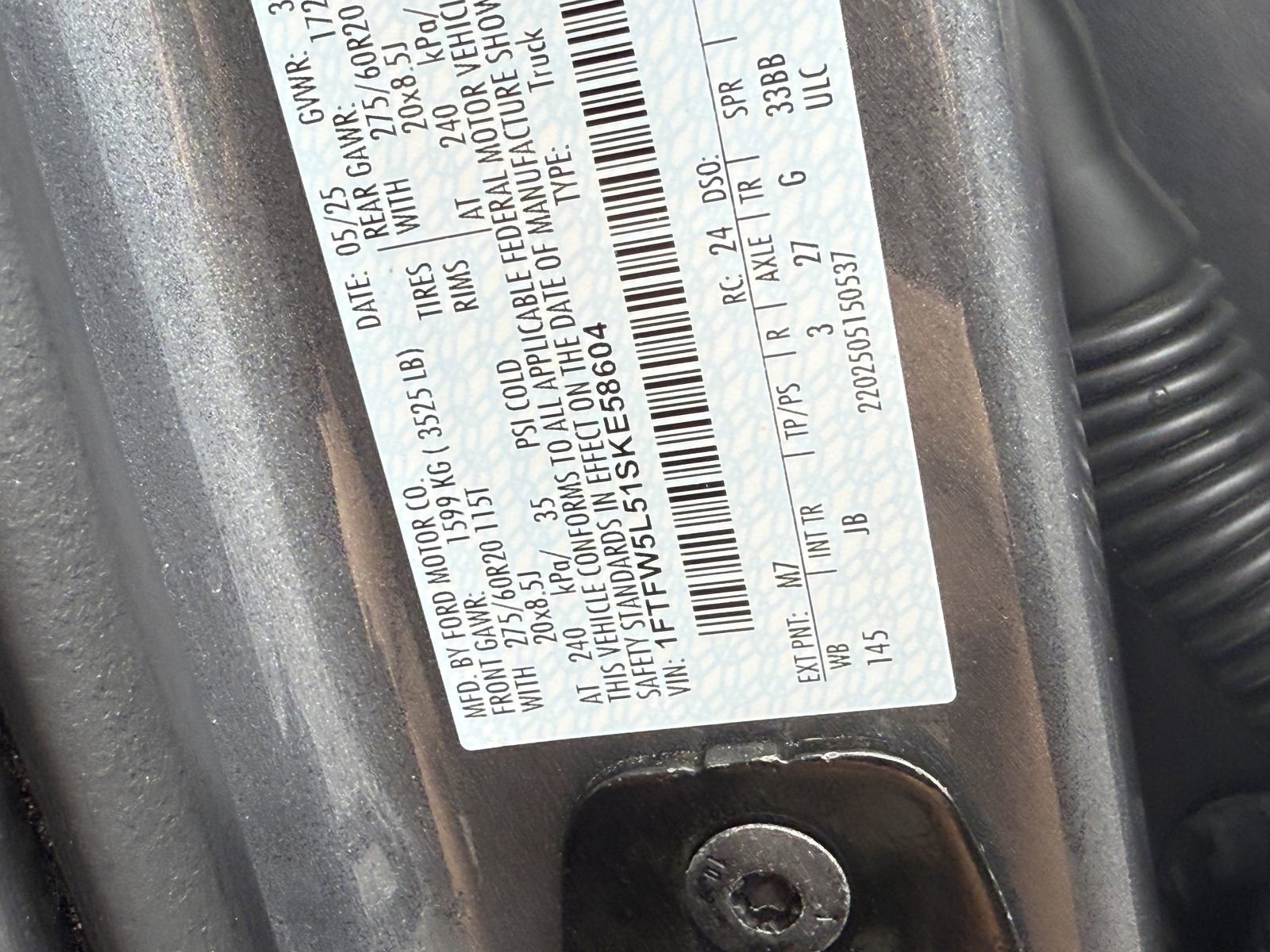 Certified 2025 Ford F150 Lariat w/ Equipment Group 501A Mid AWD/4WD image 36