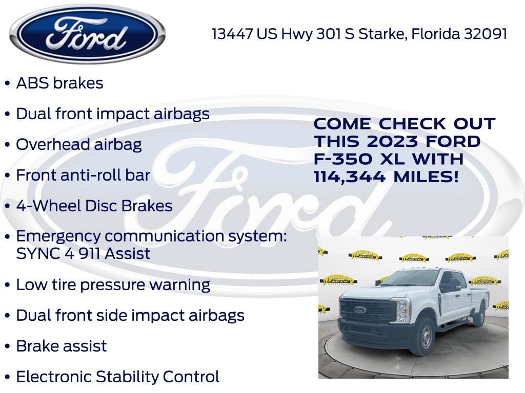 Certified 2023 Ford F350 XL w/ FX4 Off-Road Package AWD/4WD image 27