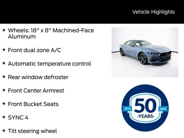 Certified 2025 Ford Mustang Coupe RWD image 11
