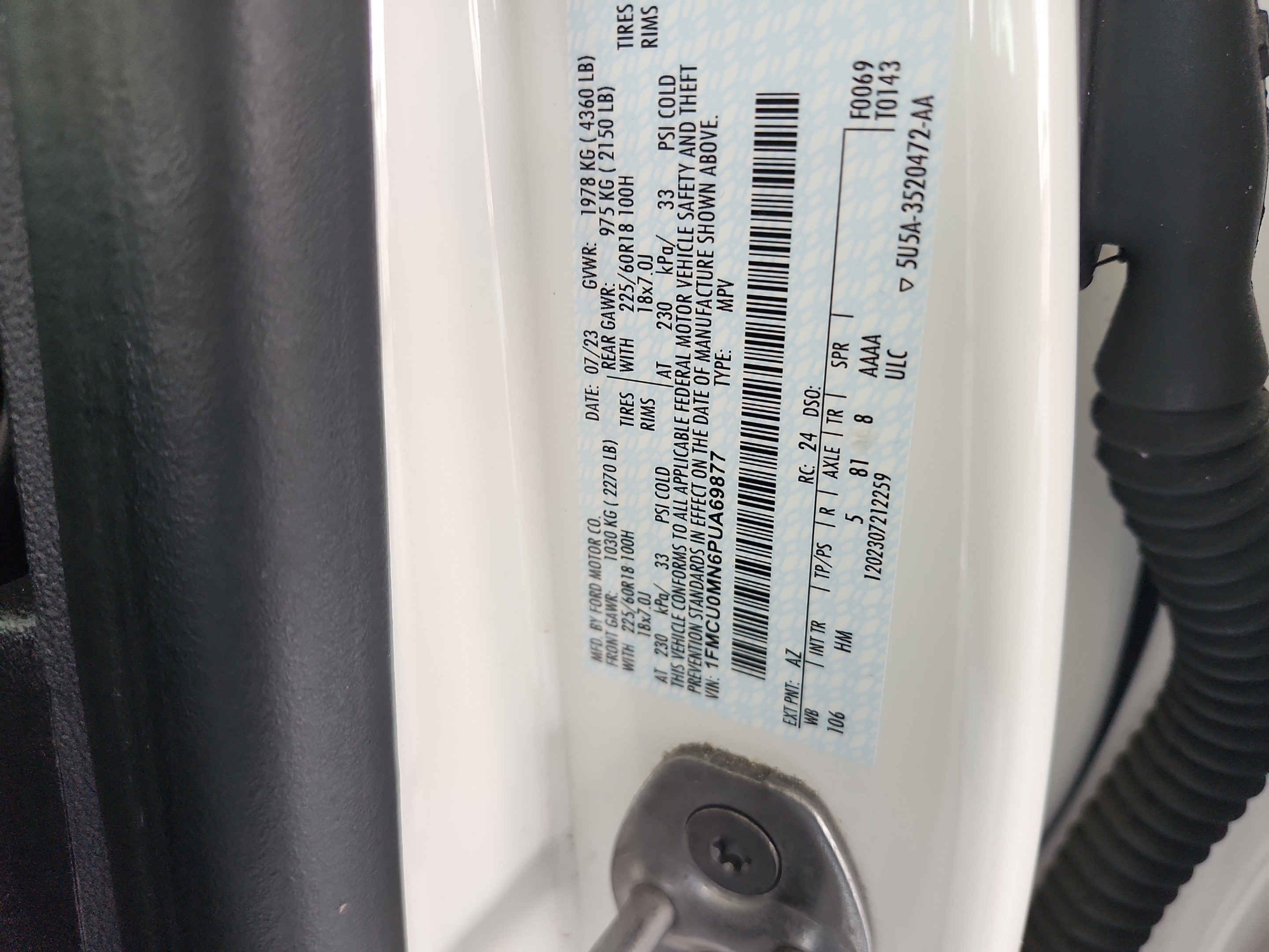 Certified 2023 Ford Escape ST-Line FWD image 24