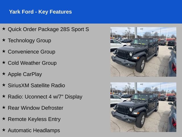 Used 2019 Jeep Wrangler Unlimited Sport S image 4