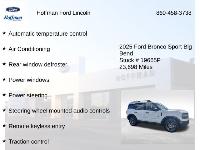 Certified 2025 Ford Bronco Sport Big Bend AWD/4WD image 12
