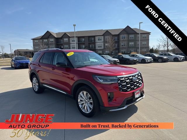 Certified 2025 Ford Explorer Platinum w/ LUX Leather Package image 9