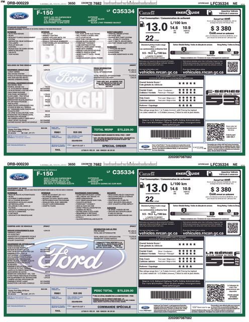 Certified 2020 Ford F150 Lariat w/ Equipment Group 502A Luxury AWD/4WD image 7