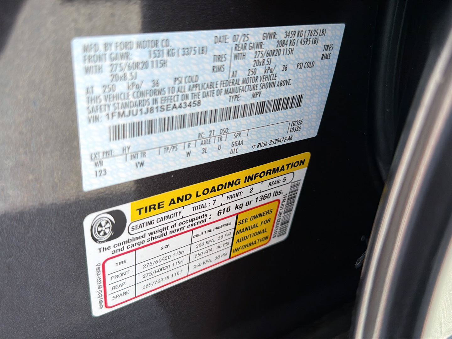 Certified 2025 Ford Expedition Active AWD/4WD image 47