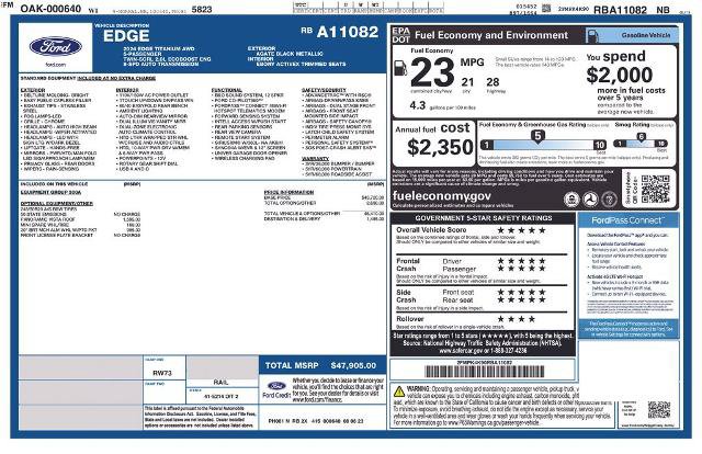 Certified 2024 Ford Edge Titanium AWD/4WD image 31