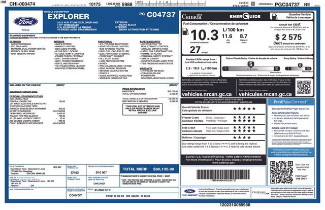 Certified 2023 Ford Explorer ST-Line w/ Class IV Trailer Tow Package AWD/4WD image 35