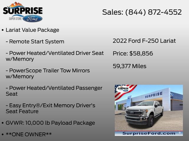 Certified 2022 Ford F250 Lariat w/ Lariat Value Package AWD/4WD image 12