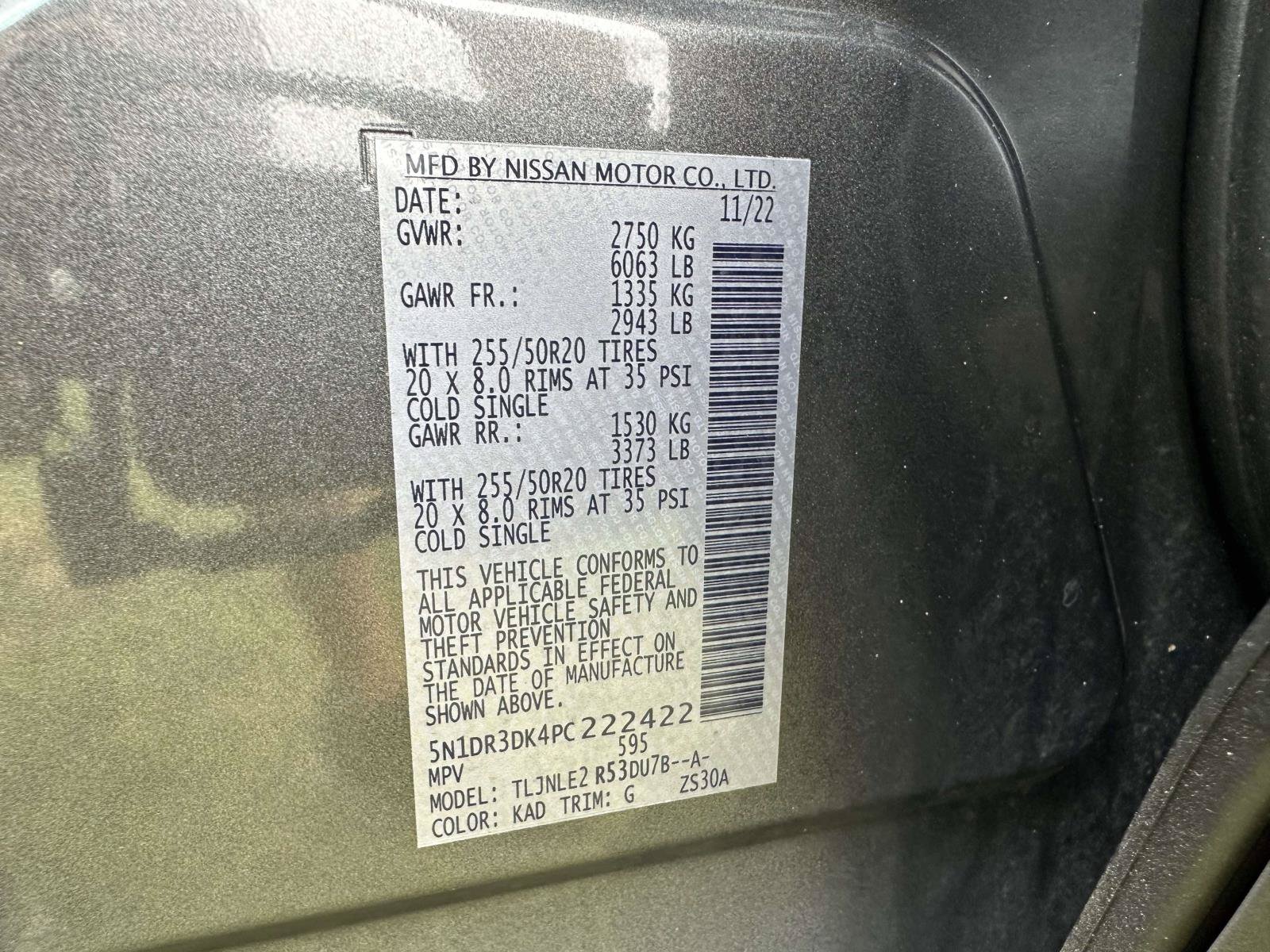 Used 2023 Nissan Pathfinder Platinum AWD/4WD image 37