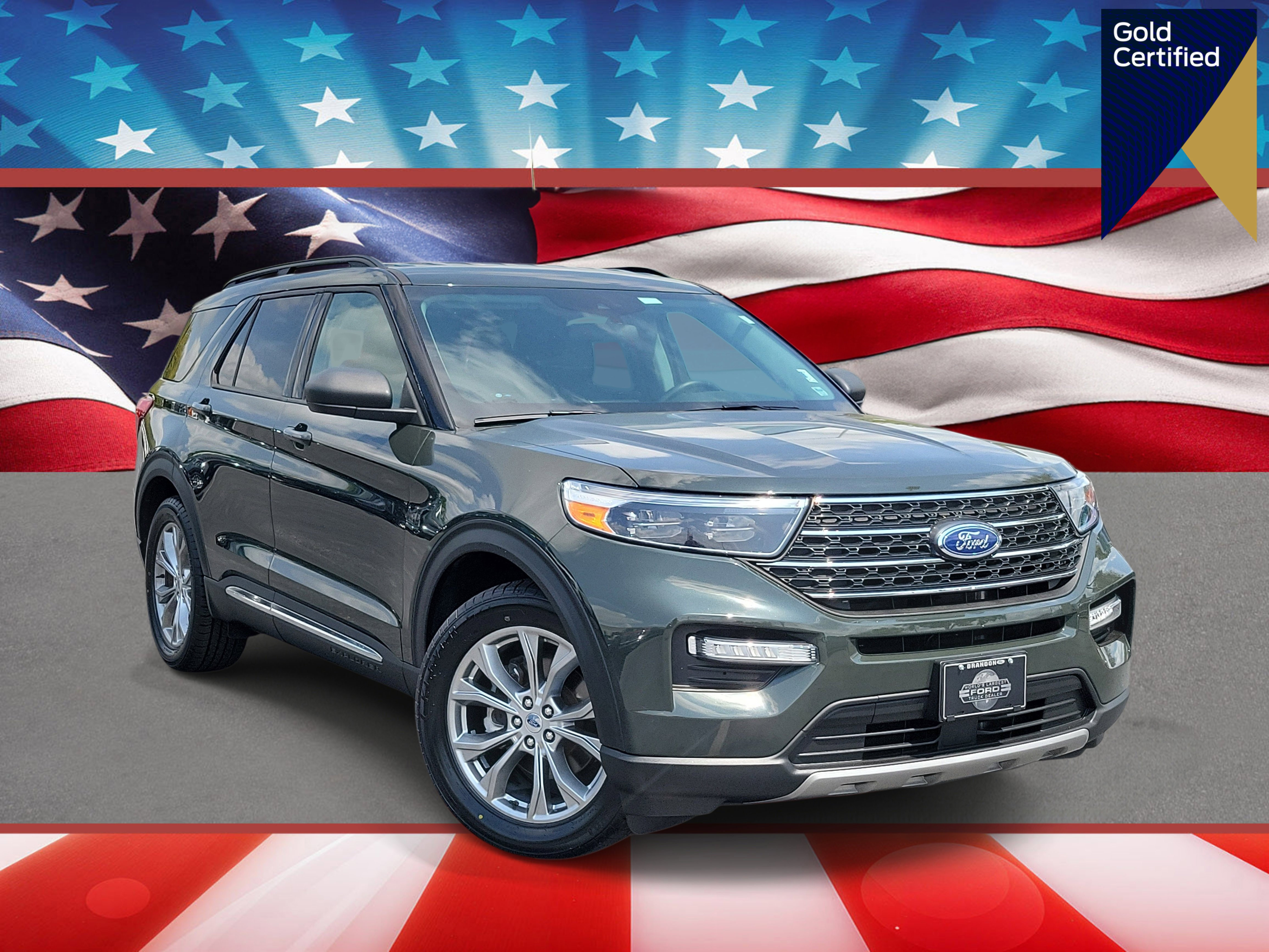 Certified 2022 Ford Explorer XLT w/ Equipment Group 202A image 1