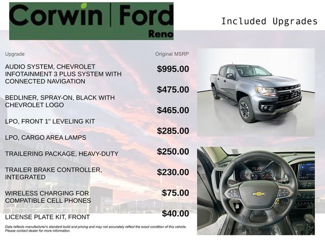 Used 2022 Chevrolet Colorado Z71 AWD/4WD image 3