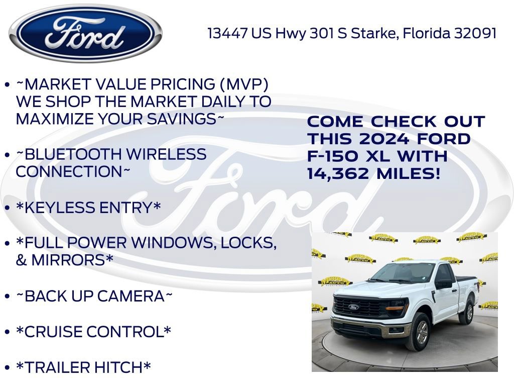 Certified 2024 Ford F150 XL w/ Equipment Group 103A High image 12