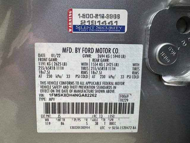 Certified 2022 Ford Explorer XLT image 33