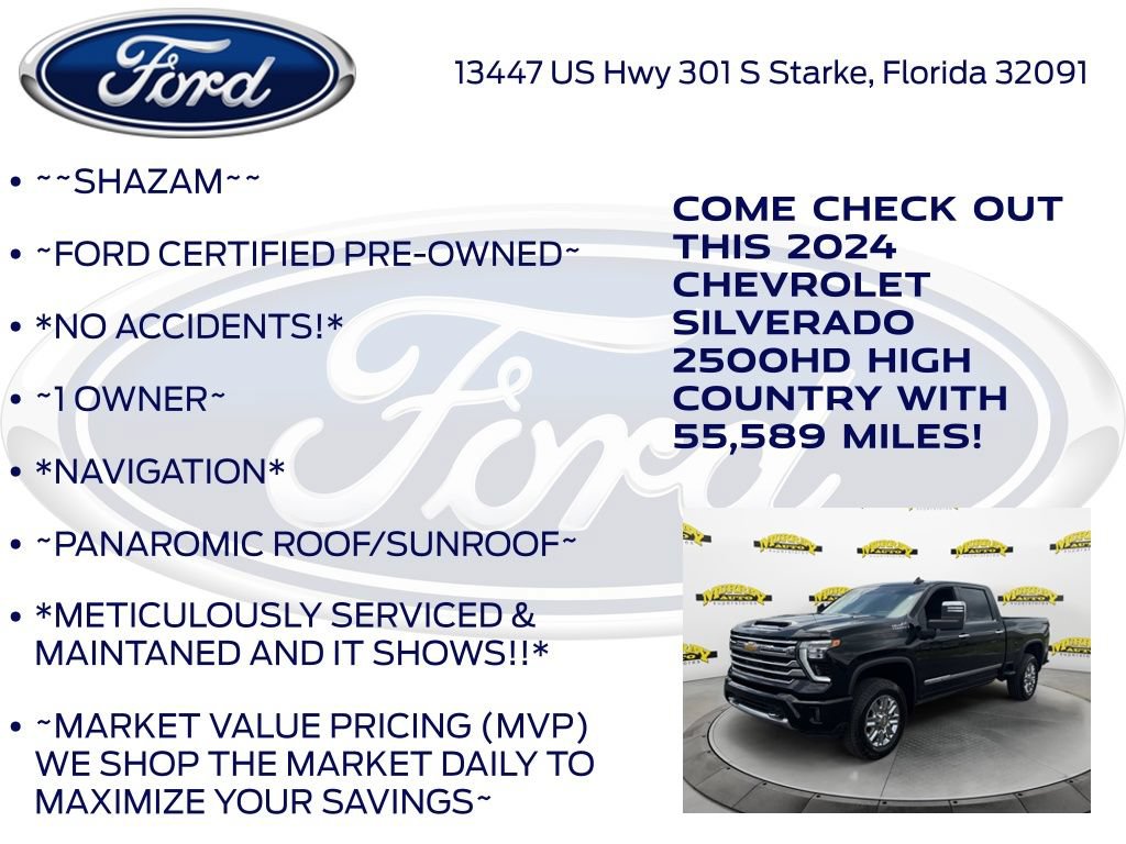 Used 2024 Chevrolet Silverado 2500 High Country w/ Technology Package AWD/4WD image 6