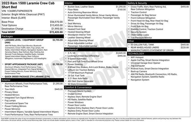 Used 2023 RAM 1500 Laramie image 23