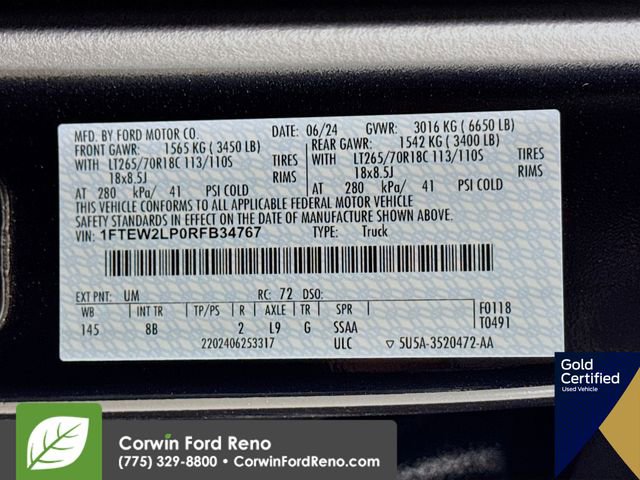 Certified 2024 Ford F150 STX w/ Equipment Group 201A FX4 image 33