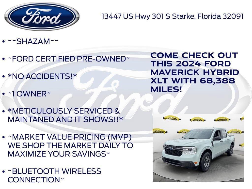 Certified 2024 Ford Maverick XLT w/ XLT Luxury Package FWD image 6