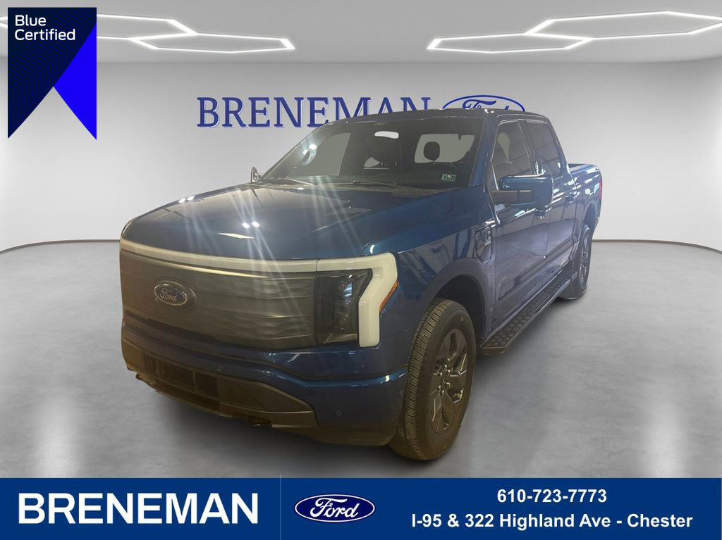Certified 2022 Ford F150 Lightning Lariat w/ Max Trailer Tow Package image 1