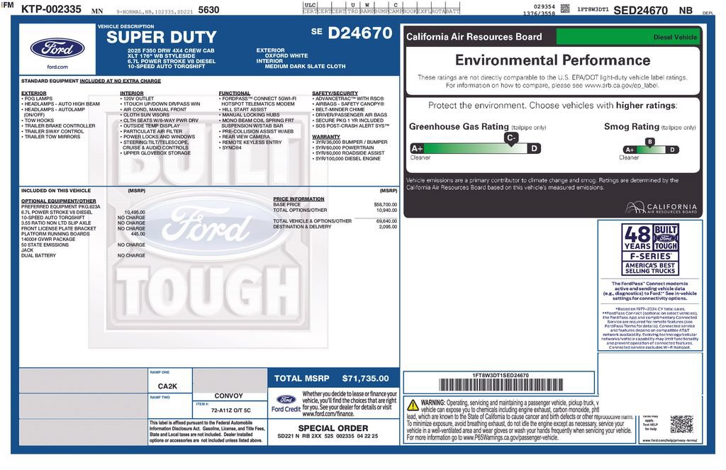 Certified 2025 Ford F350 XLT AWD/4WD image 5