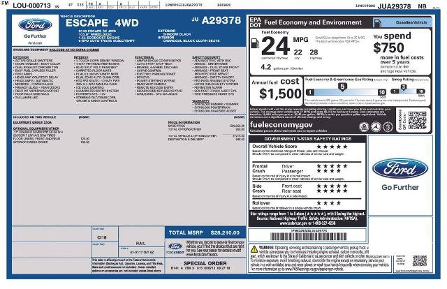 Certified 2018 Ford Escape SE AWD/4WD image 7