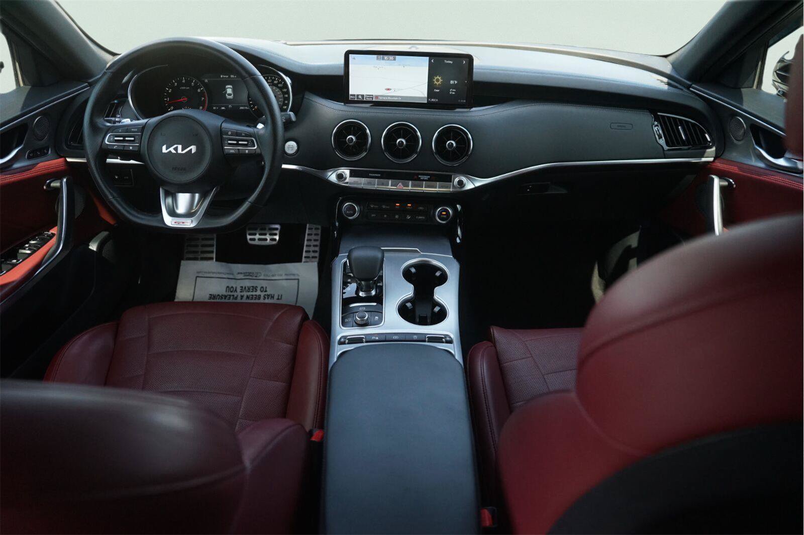 Used 2022 Kia Stinger GT2 w/ Red Interior Color Package RWD image 21