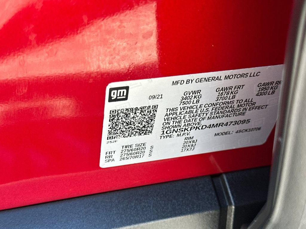 Used 2021 Chevrolet Tahoe Z71 AWD/4WD image 28
