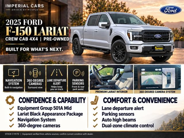 Certified 2025 Ford F150 Lariat AWD/4WD image 6