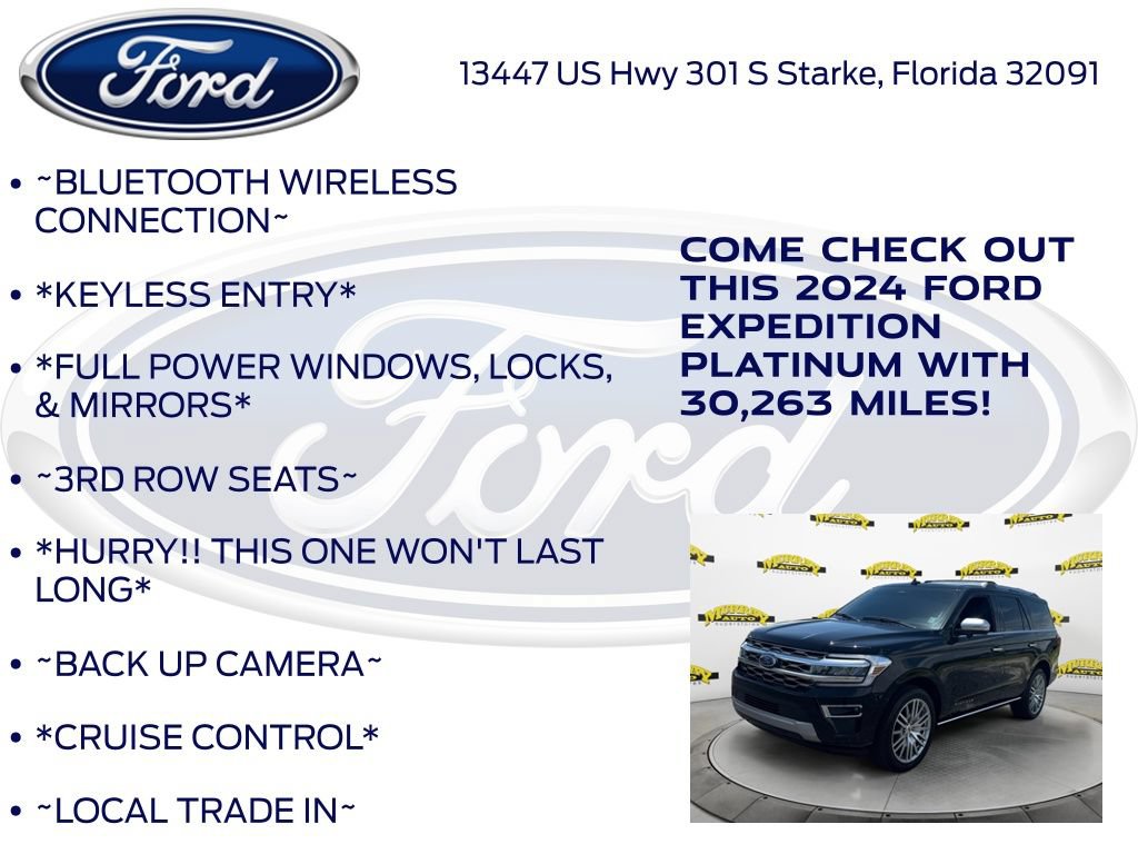 Certified 2024 Ford Expedition Platinum RWD image 12