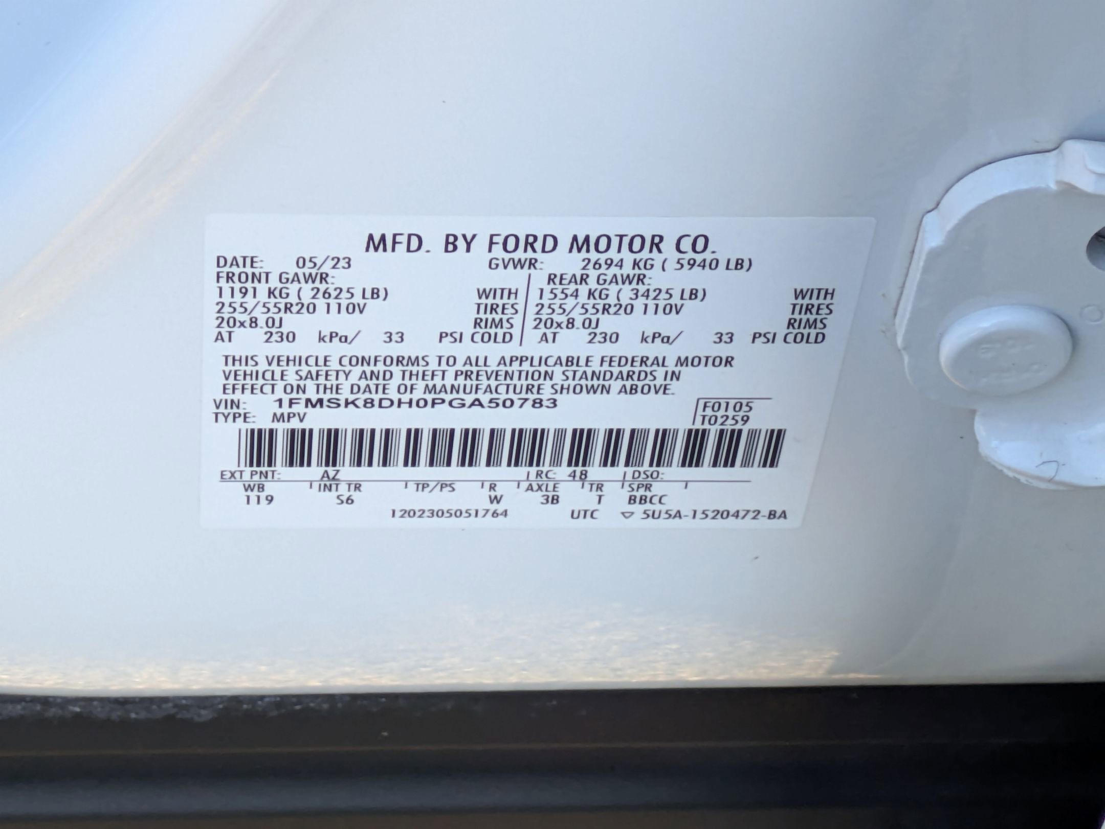 Certified 2023 Ford Explorer XLT w/ Equipment Group 202A image 47